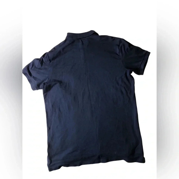 Sold** P by Ralph Lauren Pima soft stretch mesh polo shirt navy size Men’s Large - Picture 4 of 4